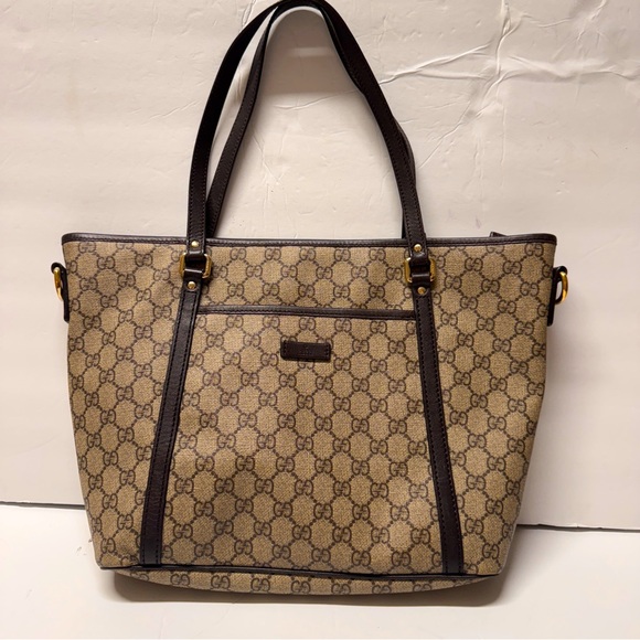 Gucci GG Supreme Joy monogram work front pocket tote - Picture 1 of 12